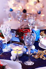 Image showing Christmas place setting