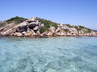 Image showing Landscape of Emerald Coast, Sardinia, Italy