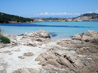 Image showing Landscape of Emerald Coast, Sardinia, Italy