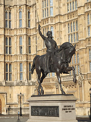 Image showing Richard The Lionheart statue