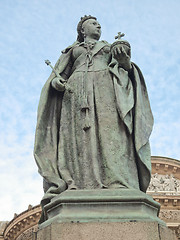 Image showing Queen Victoria statue