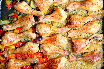 Image showing grilled chicken legs