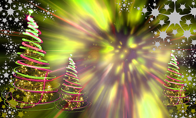 Image showing xmas tree (forest)