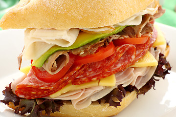 Image showing Mega Meat Roll