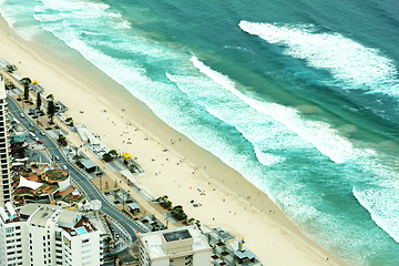 Image showing Surfers Paradise Beach