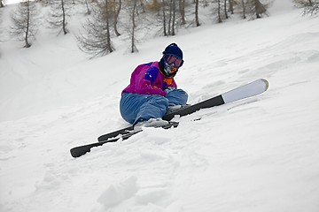 Image showing Skier