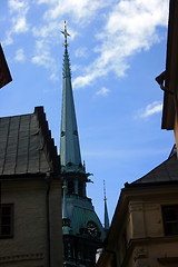 Image showing The church tower