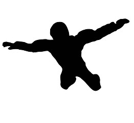 Image showing Sky Diver free falling