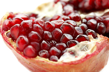 Image showing close up of pomegranate fruit