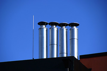 Image showing Metal pipes