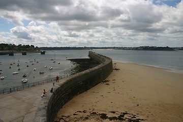 Image showing a  dock in saint malo