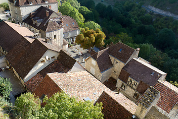 Image showing Some houses of Rocamadour