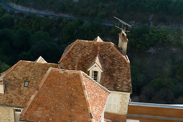 Image showing Roofs with red tiles