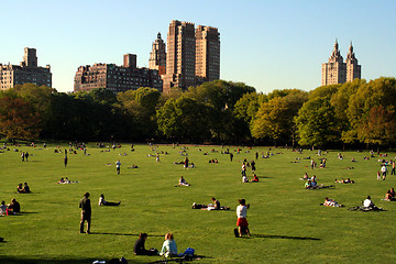 Image showing Sheep Meadow, Central Park, NYC