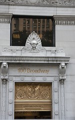 Image showing Broadway street building