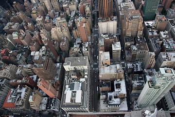 Image showing manhattan from empire state building view