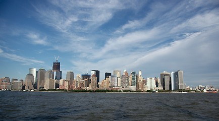 Image showing View to new york from south