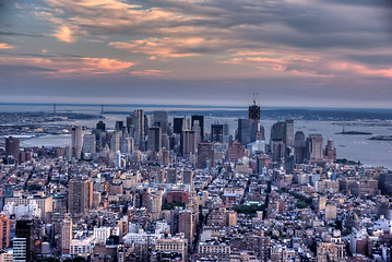 Image showing manhattan from empire state building view