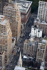 Image showing manhattan from empire state building view