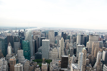 Image showing manhattan from empire state building view