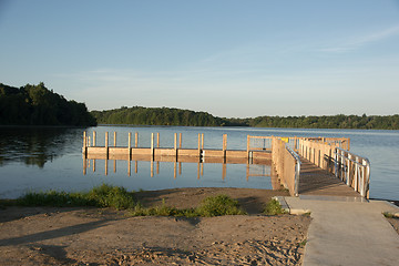 Image showing Sleepy Hollow state park lake vacation 