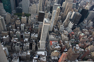 Image showing manhattan from empire state building view