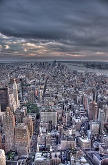 Image showing manhattan from empire state building view