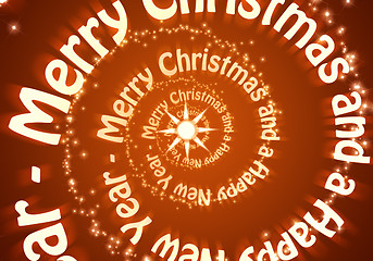 Image showing Merry Christmas and a Happy New Year