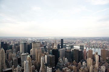 Image showing manhattan from empire state building view