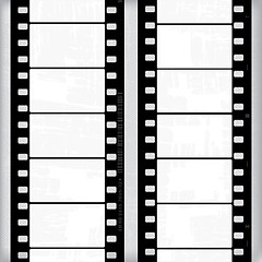 Image showing Grunge film strip background