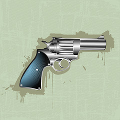 Image showing Hand gun background