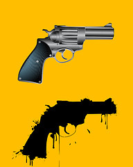 Image showing Grunge revolver