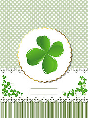 Image showing Decorative Saint Patrick card