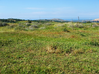 Image showing Green and blue. Linou. Cyprus