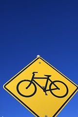 Image showing Bike Lane Road Sign