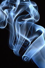 Image showing Smoke background for art design or pattern