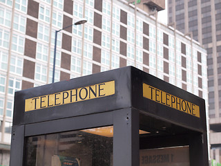 Image showing Telephone box