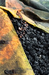 Image showing Raw coal ready for the winter