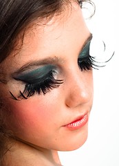 Image showing Nighlife makeup on a young girl