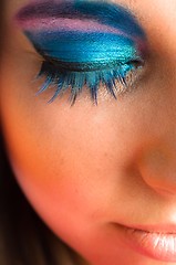 Image showing Nightlife makeup on beuatiful young model