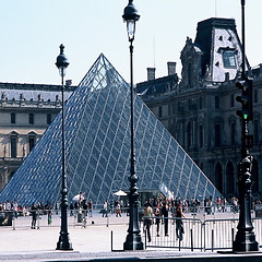 Image showing Louvre Museum Glass Pyramid