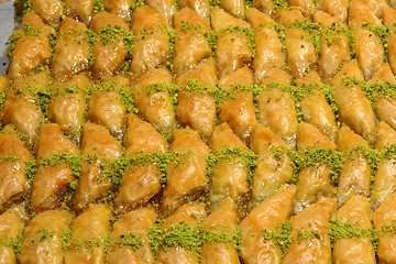 Image showing Triangle Baklava