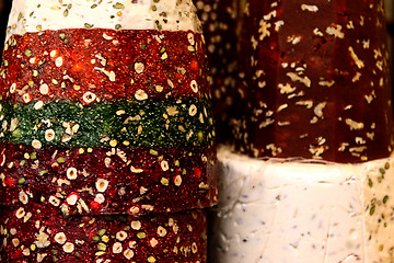 Image showing Colorful Turkish dessert