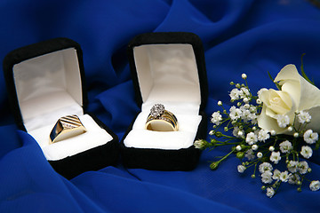 Image showing Set of wedding rings