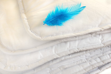 Image showing White duvet