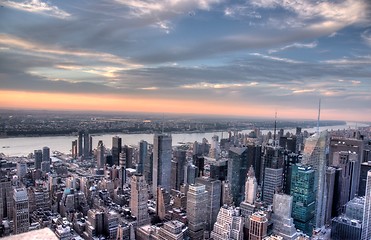 Image showing manhattan from empire state building view