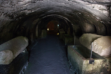 Image showing Old jewish caves in Beit Shearim