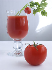 Image showing Tomato juice XIII