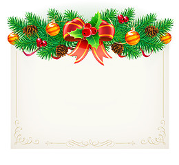 Image showing Christmas  frame