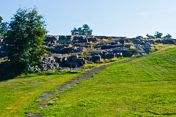 Image showing Park with huge rocks